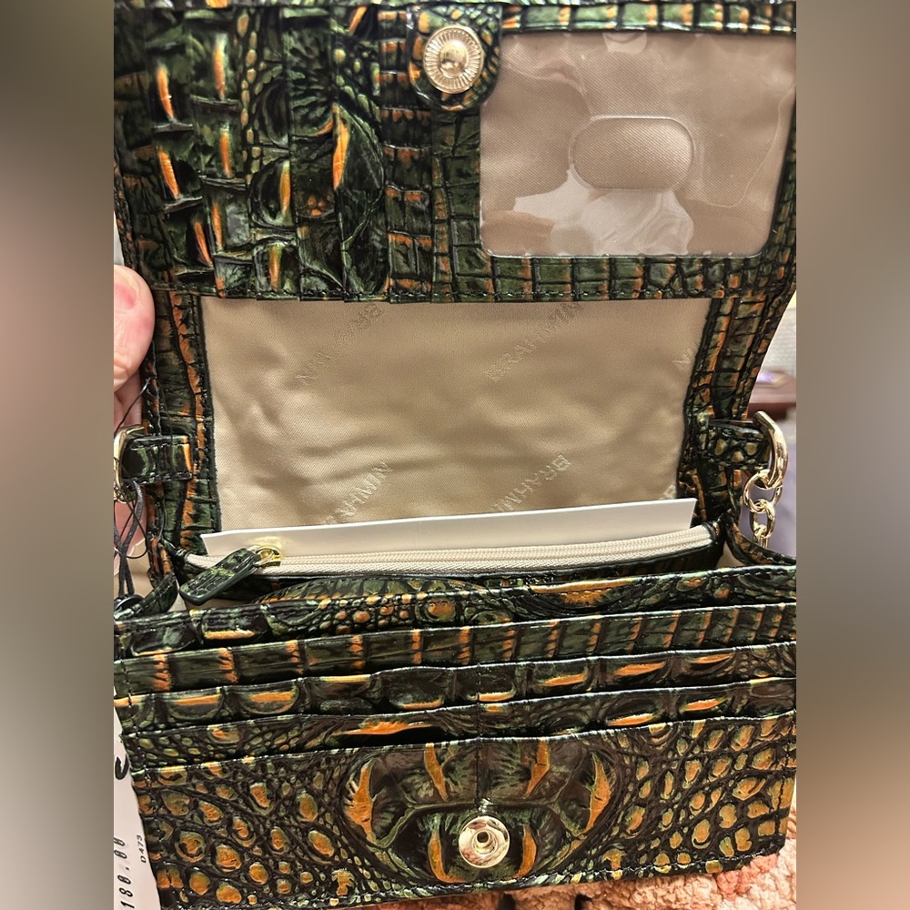 Brahmin Samba Minuette Crossbody Leather Bag NWT - Picture 5 of 11
